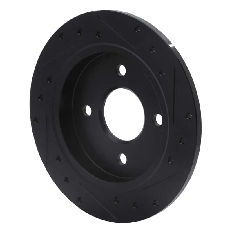 R1 Concepts — R1 01-19 Ford Fiesta (USA/Canada) Rear Left Drilled & Slotted Black Brake Rotor
R1 Brake Rotor Drill - view 4