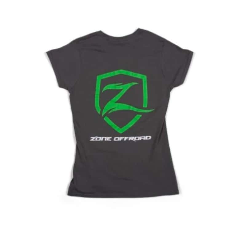 Zone Offroad — Zone Offroad Charcoal Gray Premium Cotton T-Shirt w/ Zone Offroad Logo - Womens - 2XL - view 1