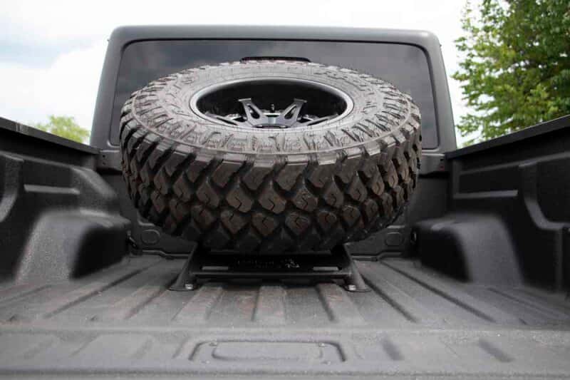 Fishbone Offroad — Fishbone Offroad 2020+ Jeep Gladiator JT In-Bed Tire Carrier - view 8