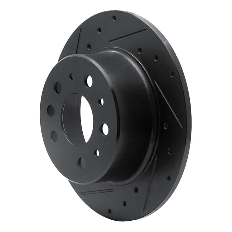 R1 Concepts — R1 61-91 Mercedes-Benz 230S Rear Left Drilled & Slotted Black Brake Rotor
R1 Brake Rotor Drill - view 2