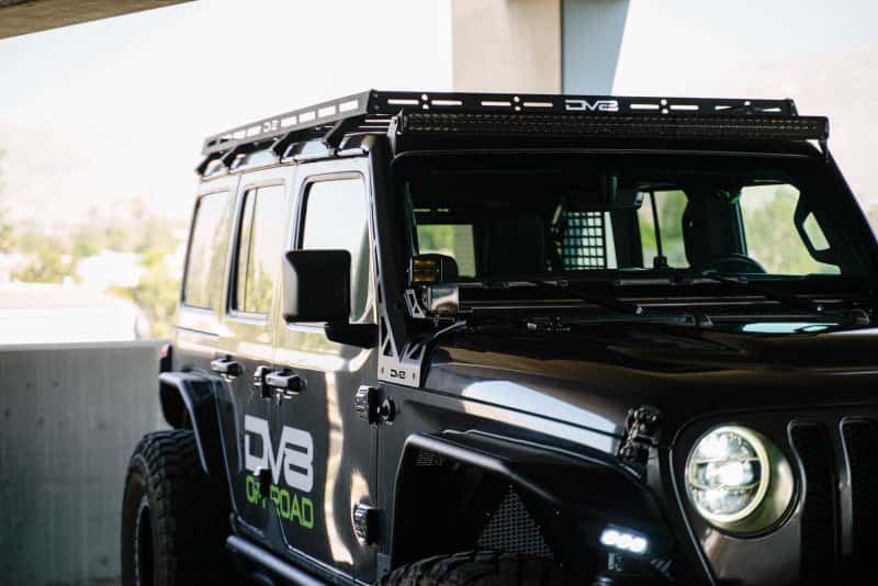 DV8 Offroad — DV8 Offroad 2018+ Jeep Wrangler JL Light Bar Mount
Jeep Light Bar Mount - view 5