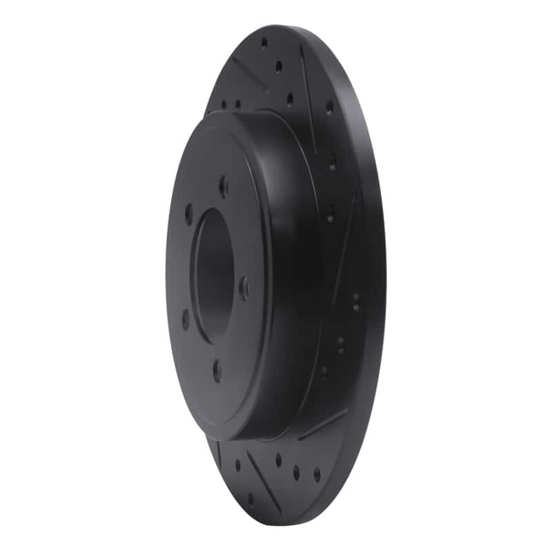 R1 Concepts — R1 02-10 Ford Explorer Rear Right Drilled & Slotted Black Brake Rotor
R1 Brake Rotor Drill - view 2