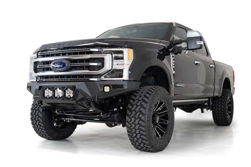 Addictive Desert Designs — Addictive Desert Designs 17-20 Ford Super Duty Bomber Front Bumper w/ Mounts For 3 Baja Designs LP6s
Bumper- Front
Bumpers - view 7