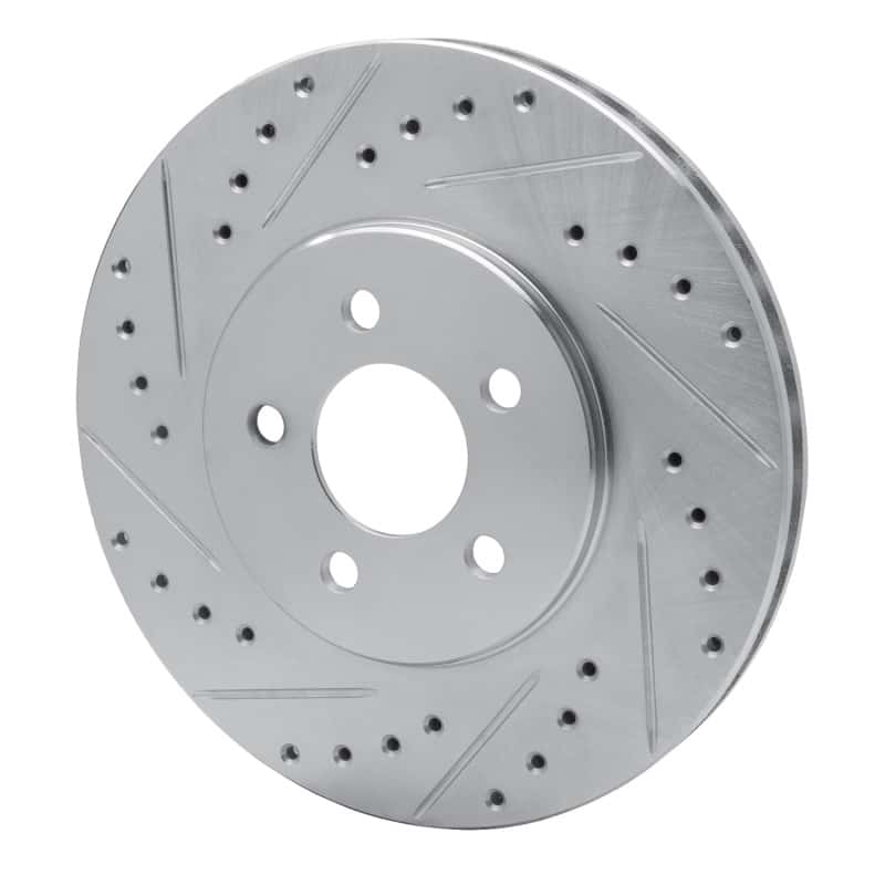 R1 Concepts — R1 95-06 Chrysler Cirrus Front Left Drilled & Slotted Silver Brake Rotor
R1 Brake Rotor Drill - view 2