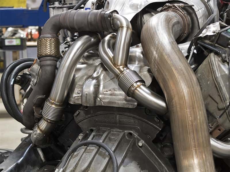 aFe — aFe Twisted Steel Power Package Up-Pipes / Manifold 08-10 Ford Diesel Trucks V8 6.4L (td)
Up-Pipe & Manifold - view 8
