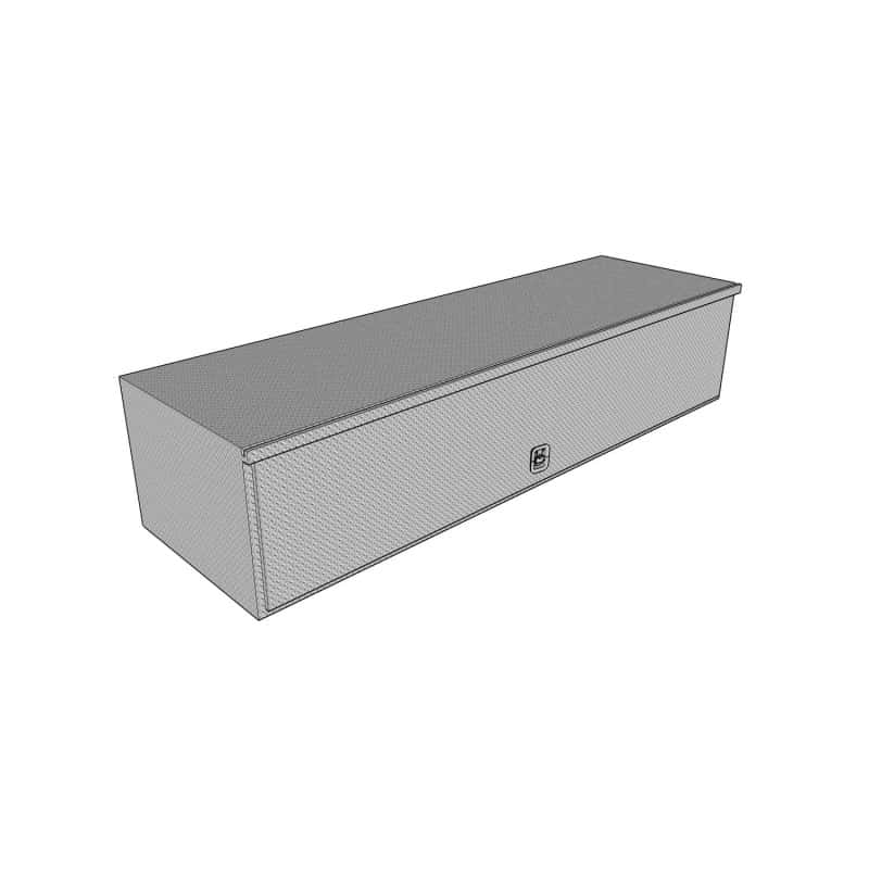 Westin — Westin/Brute HD Top Sider 13in x 48in w/flip up Door - Aluminum
ToolBxTrkBedSideRail - view 3