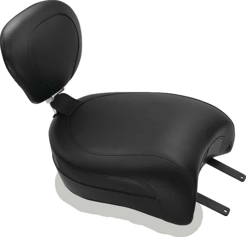 Mustang Motorcycle — Mustang 97-07 Harley Electra Glide, Rd Glide Super Touring 1PC Seat - Black - view 2