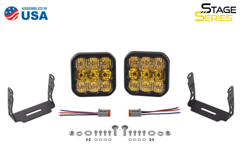 Diode Dynamics — Diode Dynamics SS5 LED Pod Sport - Yellow Driving (Pair) - view 7