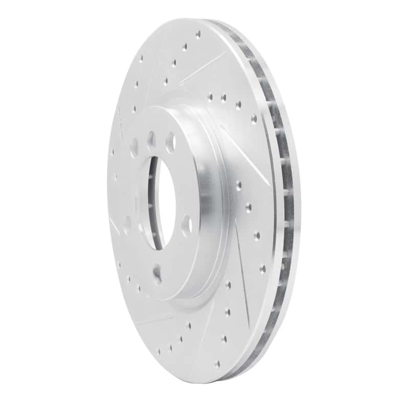 R1 Concepts — R1 11-16 Mini Cooper Countryman Front Left Drilled & Slotted Silver Brake Rotor
R1 Brake Rotor Drill - view 2