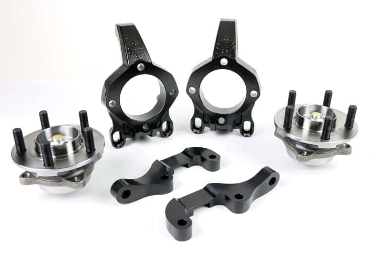 Ridetech — Ridetech 79-93 Ford Mustang w/ Aftermarket K-Member Front SLA Suspension System
SLA 79-93 Mustang AF - view 4