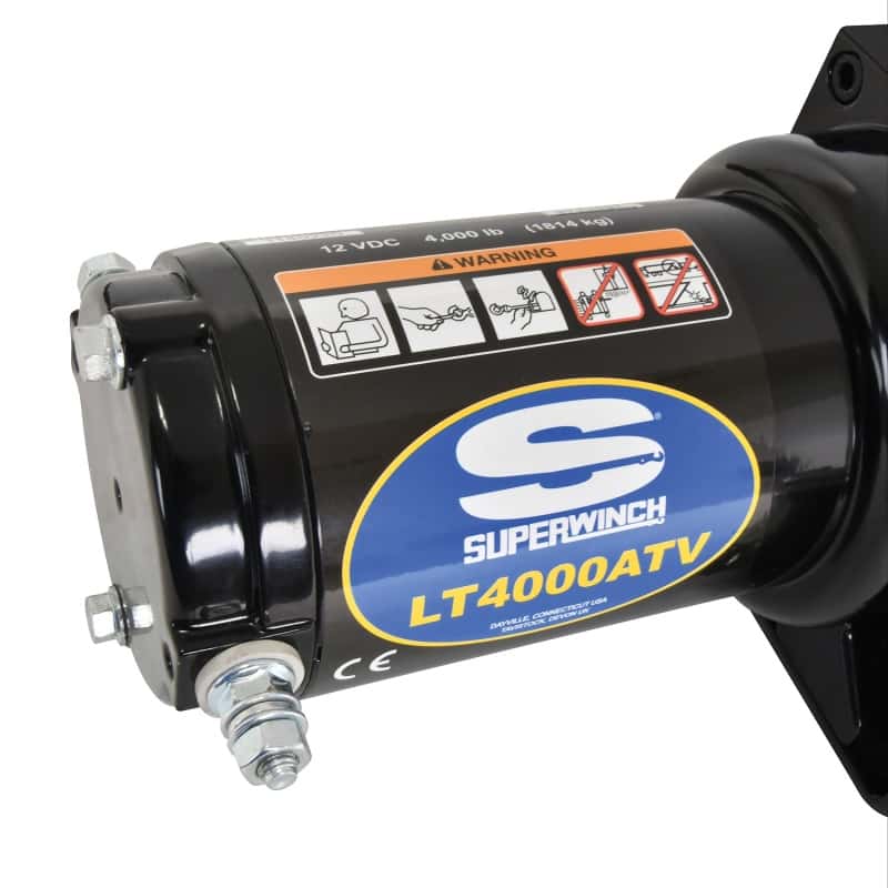 Superwinch — Superwinch 4000 LBS 12V DC 3/16in x 50ft Steel Rope LT4000 Winch
Winch - view 6