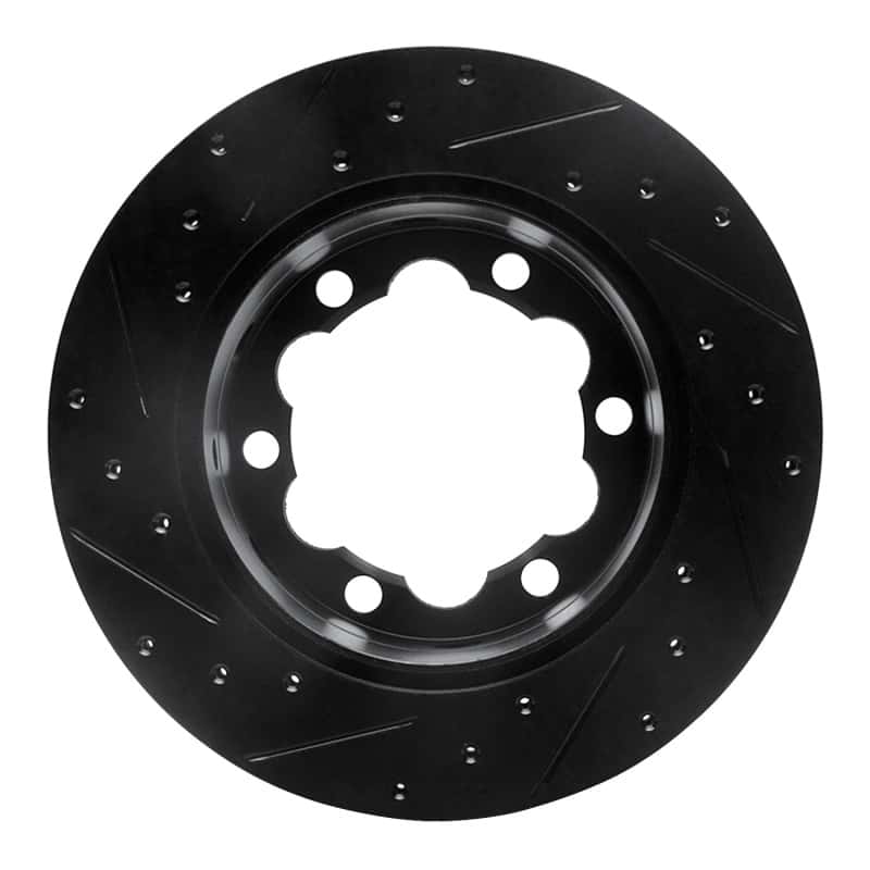 R1 Concepts — R1 02-06 Dodge Sprinter 3500 Rear Right Drilled & Slotted Black Brake Rotor
R1 Brake Rotor Drill - view 5