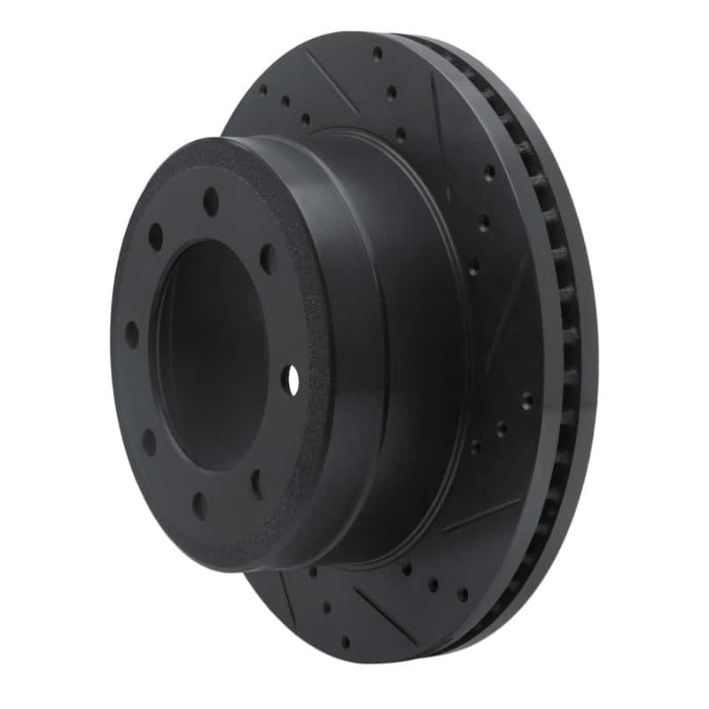 R1 Concepts — R1 11-22 Ford F-350 Super Duty 4WD Rear Right Drilled & Slotted Black Brake Rotor
R1 Brake Rotor Drill - view 2
