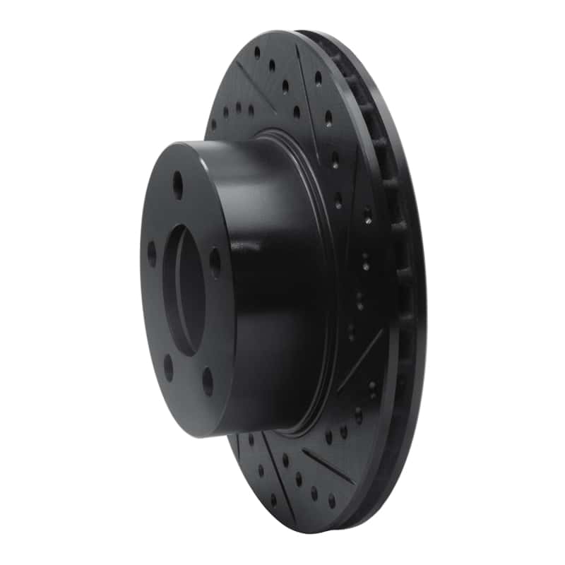 R1 Concepts — R1 80-89 American Motors Eagle Front Right Drilled & Slotted Black Brake Rotor
R1 Brake Rotor Drill - view 2