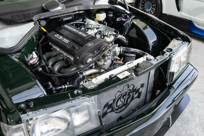 CSF — CSF 84-88 Mercedes-Benz W201 190E 2.3L - 16 w/ A/C High Performance Aluminum Radiator
CSF Radiator - view 17