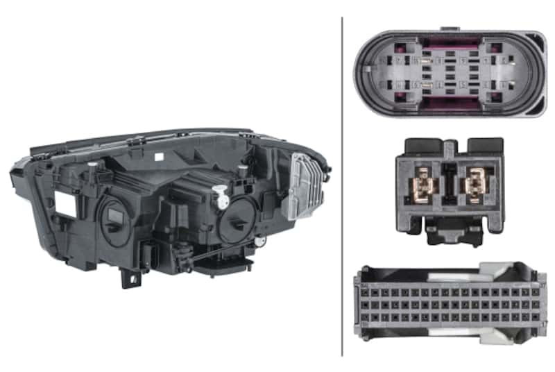 Hella — Hella 21-22 Mercedes-Benz Gla Headlamp Led Rh Static - view 2