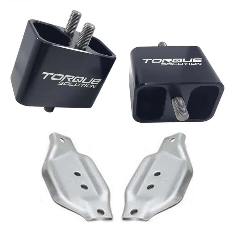 Torque Solution — Torque Solution Solid Billet Engine Mounts w/ Mount Plates: 02-14 Subaru WRX / 04-17 STI - view 2