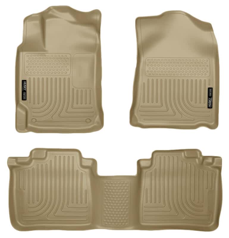 Husky Liners — Husky Liners 10-13 Lexus RX350/RX450h WeatherBeater Tan Front & 2nd Seat Floor Liners
Floor Liners - view 1