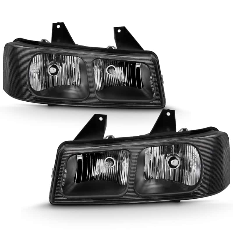 ANZO — ANZO 2003-2017 Chevy Express Crystal Headlight Black
Head Light Set - view 1