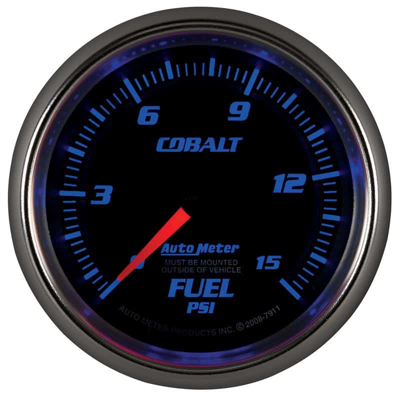 AutoMeter — Autometer Cobalt 2-5/8in Mechanical Fuel Pressure Gauge 0-15 PSI
GA 2.6" FP 15PSI M C - view 5
