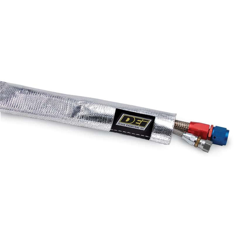 DEI — DEI Heat Sheath 1in x 3ft - Aluminized Sleeving - Sewn Edge
Heat Shield Sleeve - view 2