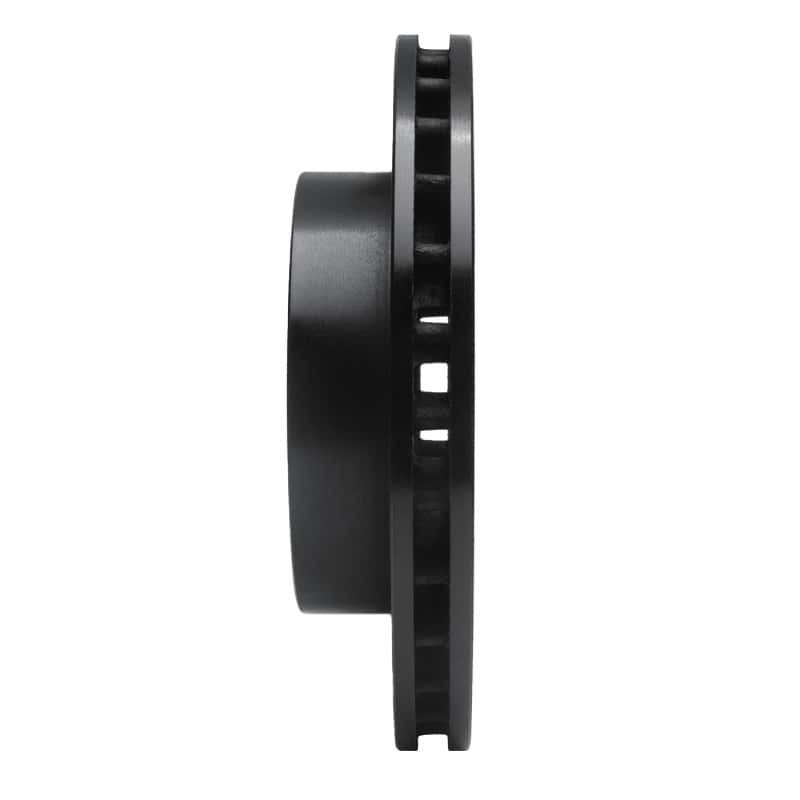 R1 Concepts — R1 81-94 Ford Escort Front Left Drilled & Slotted Black Brake Rotor
R1 Brake Rotor Drill - view 3