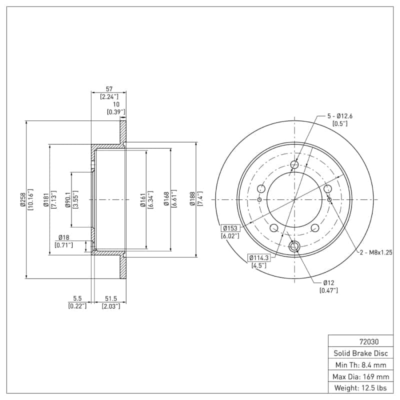 DFC — DFC 97-04 Mitsubishi Diamante Rear Brake Rotor
DFC Brake Rotor - view 6