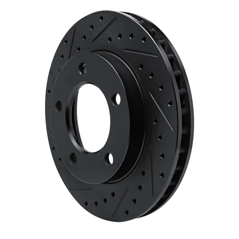 R1 Concepts — R1 74-80 International SCOUT II Front Left Drilled & Slotted Black Brake Rotor
R1 Brake Rotor Drill - view 2