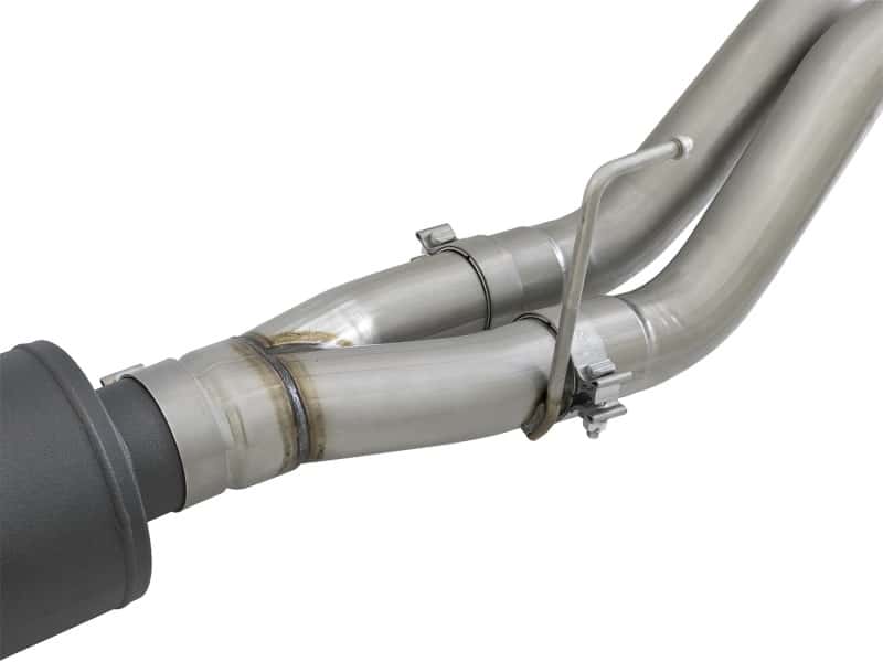 aFe — aFe MACH Force-Xp 3in to 3-1/2in 304 SS Cat-Back Exhaust w/Black Tip 17-18 Ford F-150 Raptor V6 3.5L
Cat-Back Exhaust - view 3