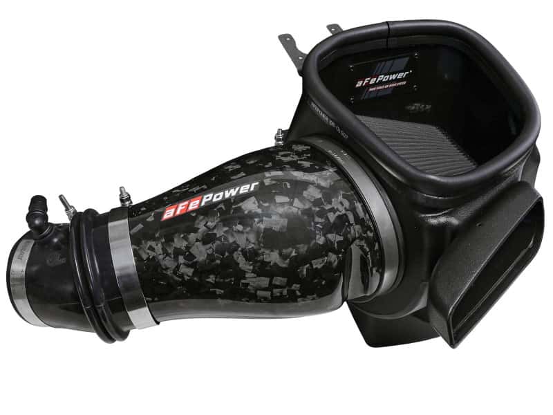 aFe — aFe 2021 Dodge Durango SRT Hellcat Track Series Carbon Fiber Cold Air Intake System w/ Pro 5R Filter
Track Series Intake  - view 3