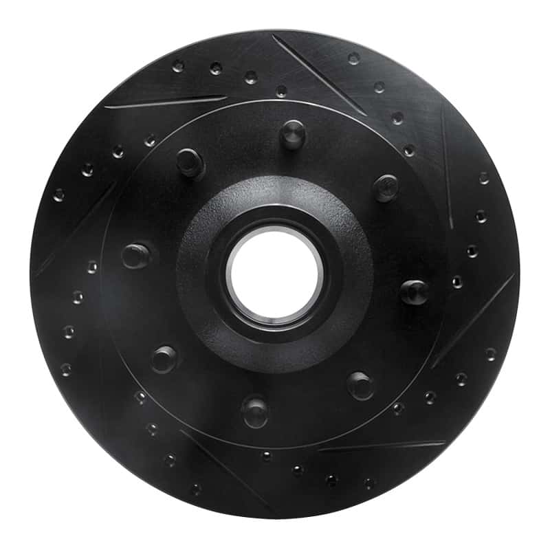 R1 Concepts — R1 71-95 Chevrolet C20 Pickup Front Right Drilled & Slotted Black Brake Rotor
R1 Brake Rotor Drill - view 1