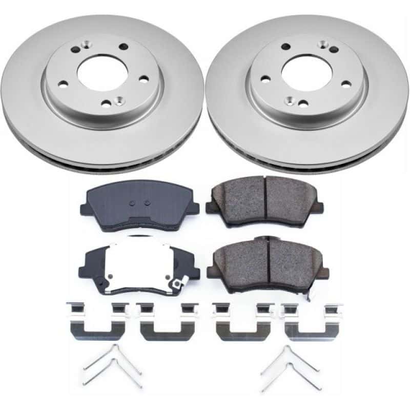 PowerStop — Power Stop 17-19 Hyundai Elantra Front Z17 Evolution Geomet Coated Brake Kit - view 1