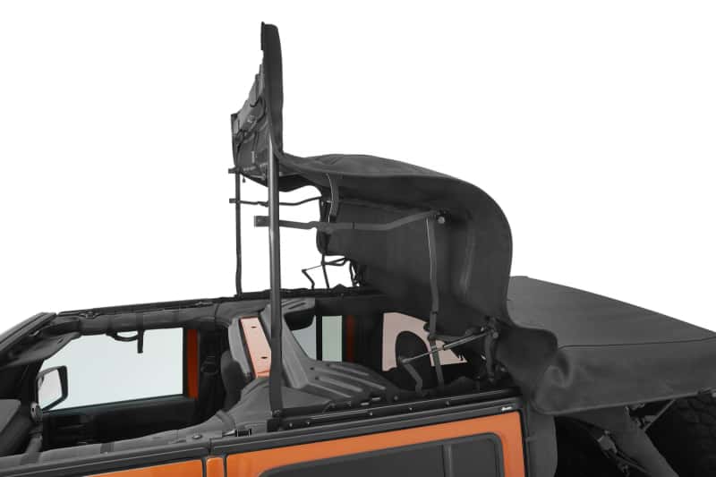 Bestop — Bestop 07-18 Jeep Wrangler JK 4-Door Supertop Ultra (Premium Black Twill)
Supertop Ultra - view 10