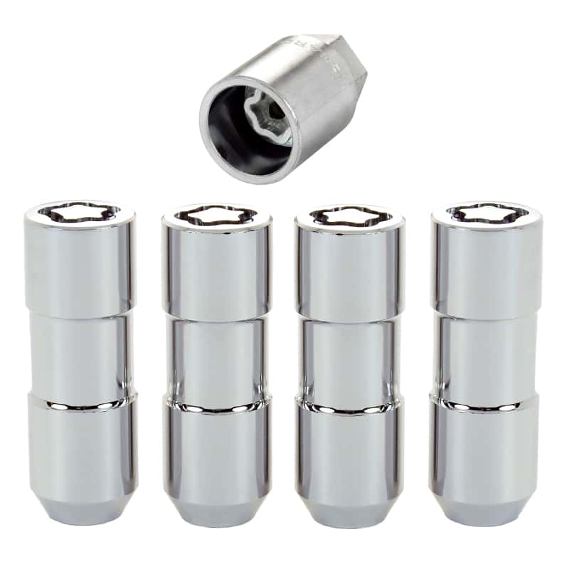 McGard — McGard Wheel Lock Nut Set - 4pk. (Cone Seat Duplex) 1/2-20 / 7/8 Hex / 2.5in. Length - Chrome - view 5