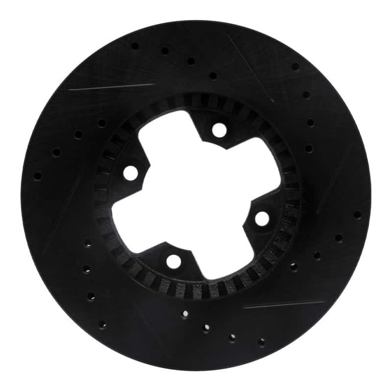 R1 Concepts — R1 79-83 Nissan 280ZX Front Left Drilled & Slotted Black Brake Rotor
R1 Brake Rotor Drill - view 5