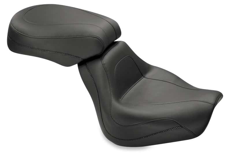 Mustang Motorcycle — Mustang 00-07 Harley Softail Deuce Sport Touring Solo Seat - Black - view 1