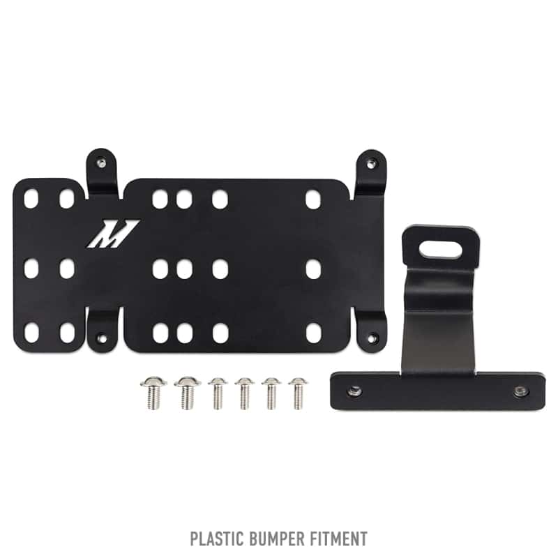 Mishimoto — Mishimoto 2021+ Ford Bronco Plastic Bumper License Plate Relocation
Plate Relocation Kit - view 1