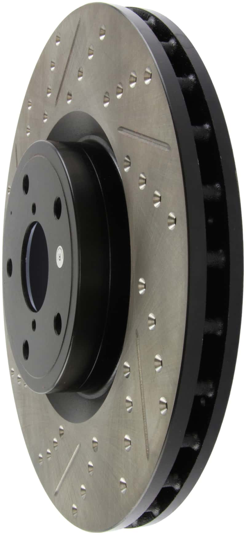 Stoptech — StopTech 05-10 Subaru Impreza WRX/STi Slotted & Drilled Right Front Rotor
Slot/Drill Rotor - view 4