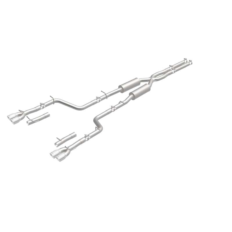 Magnaflow — MagnaFlow Cat-Back, SS, 2.5in, Quad Split Rear 3.5in Tip 2015 Dodge Challenger 3.6L V6
Cat-Back - view 2