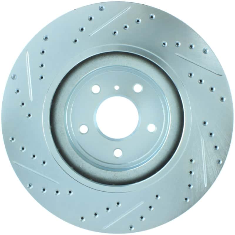 Stoptech — StopTech Select Sport Nissan Slotted and Drilled Front Left Rotor
Drill/Slotted Rotor
Disc Brake Rotor - view 2