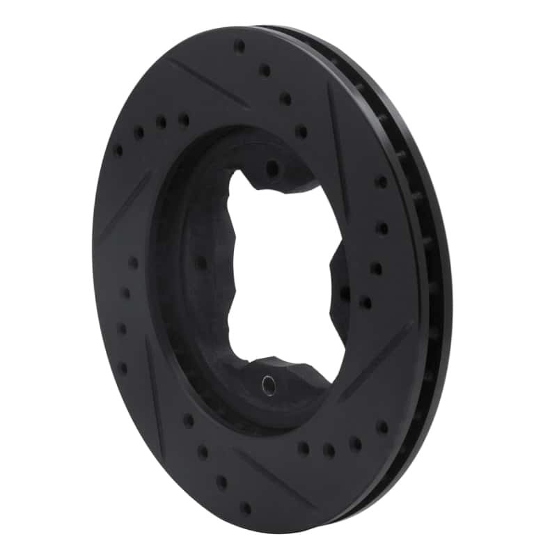 R1 Concepts — R1 90-97 Acura CL Front Left Drilled & Slotted Black Brake Rotor
R1 Brake Rotor Drill - view 4