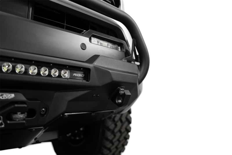 Addictive Desert Designs — Addictive Desert Designs2024+ Toyota Tacoma Stealth Center Mount Winch Front Bumper w/ Top Hoop
Bumper- Front - view 8