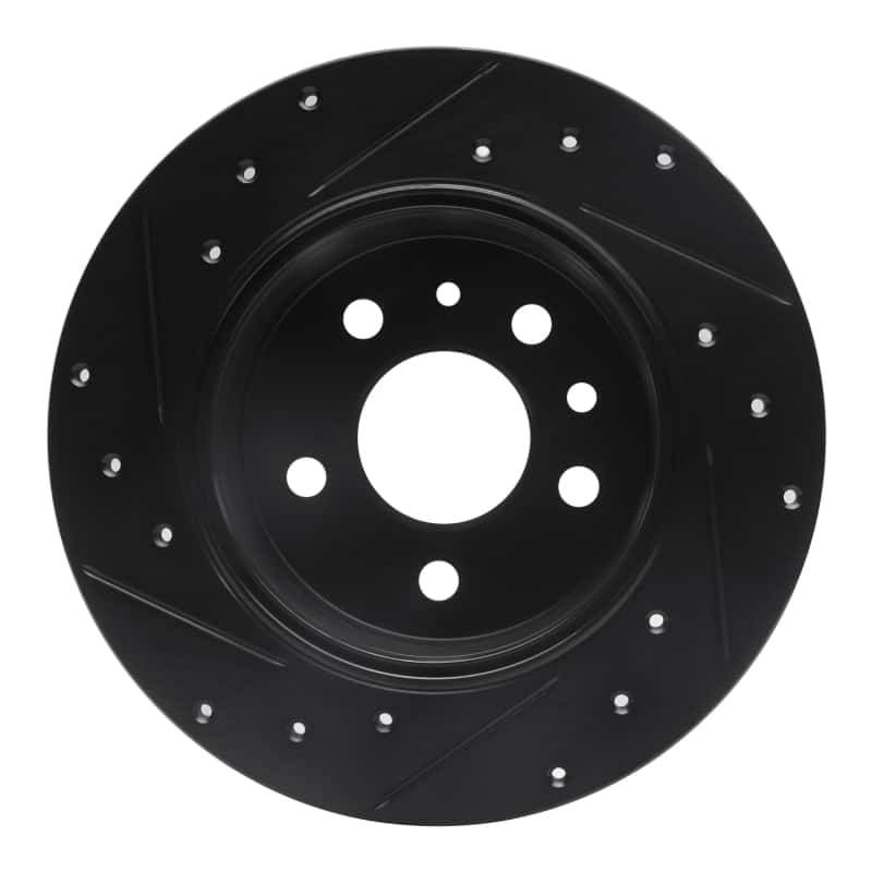 R1 Concepts — R1 61-91 Mercedes-Benz 220 Rear Right Drilled & Slotted Black Brake Rotor
R1 Brake Rotor Drill - view 5
