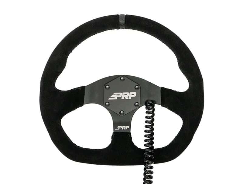 PRP Seats — PRP Heated Comp-R Suede Steering Wheel - Black - view 1