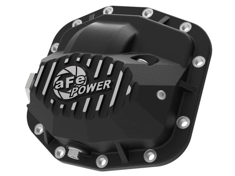 aFe — aFe Pro Series Front Differential Cover Black 2018+ Jeep Wrangler (JL) V6 3.6L (Dana M186)
Differential Cover - view 1