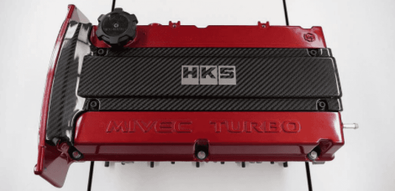 HKS — HKS CARBON PLUG COVER 4G63 (Lancer Evolution IV - IX) - view 2