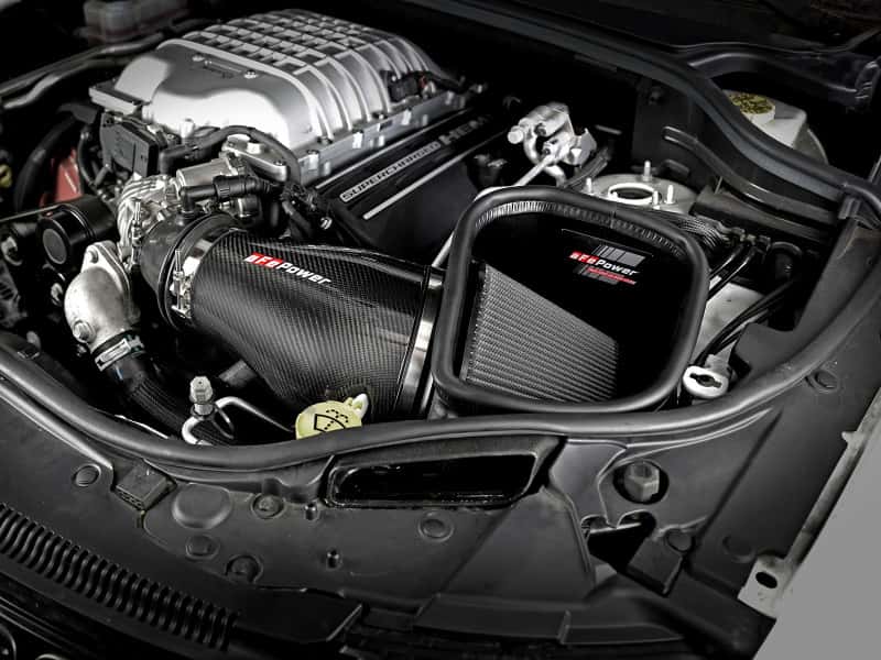 aFe — aFe Track Series Carbon Fiber Pro Dry S AIS - 2018 Jeep Grand Cherokee Trackhawk (WK2) V8-6.2L(SC)
Track Series Intake - view 8