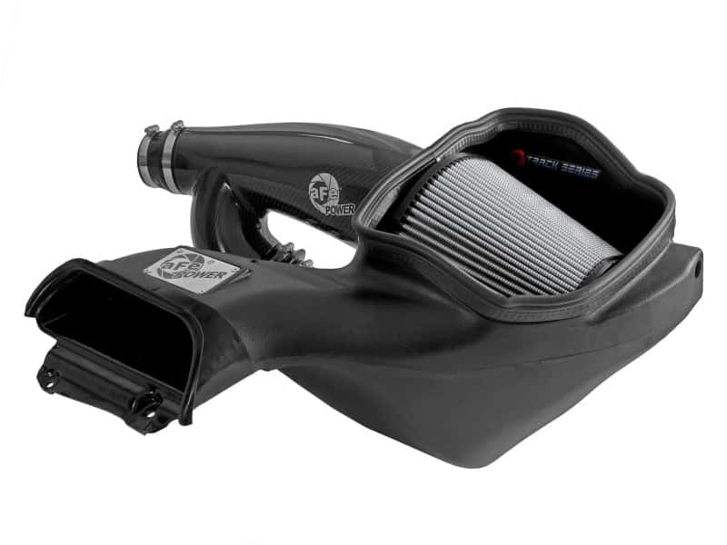 aFe — aFe 21-24 Ford F150 Raptor Track Series Carbon Fiber Cold Air Intake System w/ Pro DRY S Filter
Track Series Intake  - view 1