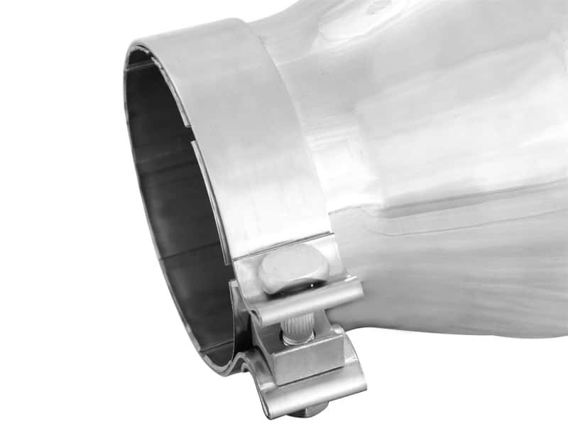 aFe — aFe Diesel Exhaust Tip Bolt On Polished 4in Inlet x 6in Outlet x 12in Length
Exhaust Tip Polished - view 4