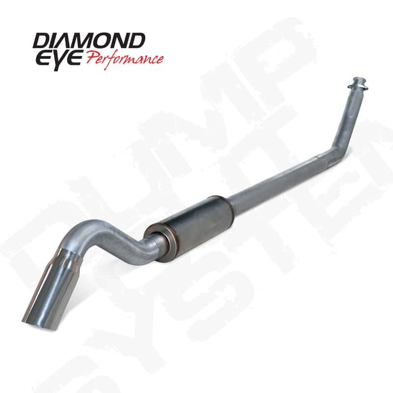 Diamond Eye Performance — Diamond Eye 4in SS TURBO BACK SGL DUMP OUT 98.5-02 DODGE INCLUDING TIP
KIT, 4", TBSGLTD; SS - view 1